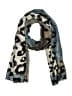 Pretty Persuasions 100% Polyester Animal Print Teal Scarf One size - photo 1