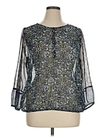 Lucky Brand 3/4 Sleeve Blouse (view 1)