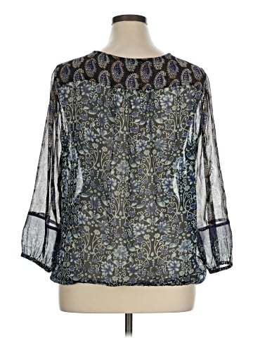 Lucky Brand 3/4 Sleeve Blouse (view 2)