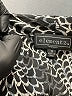 Elementz 100% Polyester Animal Print Black 3/4 Sleeve Blouse Size 1X - photo 7