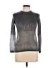 Zara Metallic Gray Pullover Sweater Size S - photo 1