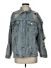 Shein Stars Blue Denim Jacket Size 4 - photo 1