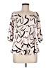Shein Ivory 3/4 Sleeve Blouse Size 6 - photo 1