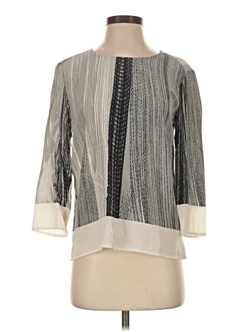 Whistles 3/4 Sleeve Silk Top (view 1)