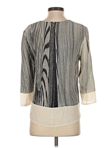 Whistles 3/4 Sleeve Silk Top (view 2)
