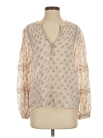 Aqua 3/4 Sleeve Blouse (view 1)