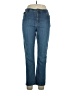 Gloria Vanderbilt Chevron-herringbone Blue Jeans Size 14 Petite - photo 1