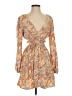 Forever 21 Paisley Tan Casual Dress Size S - photo 1
