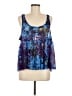 Free People Blue Sleeveless Blouse Size M - photo 1