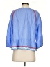 J.Crew Blue 3/4 Sleeve Blouse Size S - photo 2