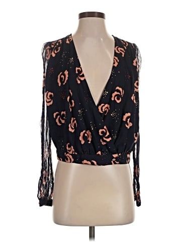Topshop Long Sleeve Blouse (view 1)