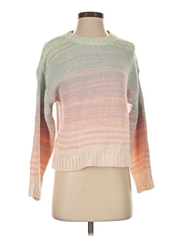 Aqua Pullover Sweater (view 1)