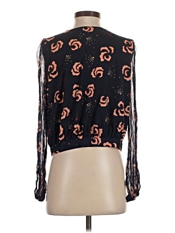Topshop Long Sleeve Blouse (view 2)