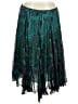 Coldwater Creek 100% Polyester Paisley Teal Casual Skirt Size 1X - photo 1