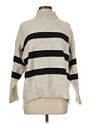 Line & Dot Turtleneck Sweater (view 1)