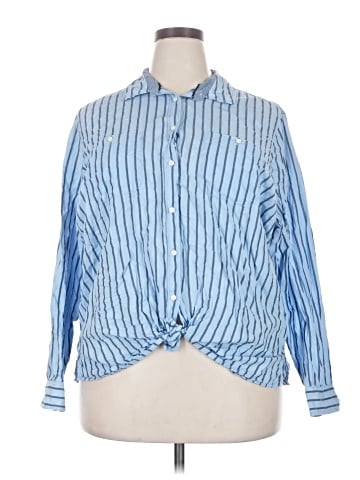 St. John's Bay Long Sleeve Button-Down Shirt (view 1)