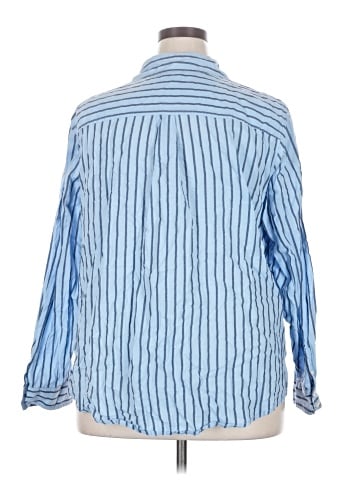 St. John's Bay Long Sleeve Button-Down Shirt (view 2)
