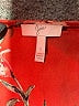 Joie Red 3/4 Sleeve Blouse Size S - photo 7