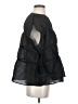 Topshop Black 3/4 Sleeve Blouse Size 4 - photo 4