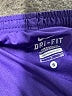Nike Color Block Purple Athletic Shorts Size S - photo 3