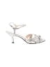 Caparros Silver Sandals Size 8 1/2 - photo 1