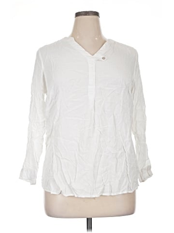 Woman Within 3/4 Sleeve Button-Down Shirt (view 1)