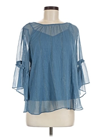 LC Lauren Conrad 3/4 Sleeve Blouse (view 1)
