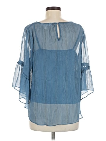 LC Lauren Conrad 3/4 Sleeve Blouse (view 2)