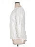 Woman Within 100% Rayon White 3/4 Sleeve Button-Down Shirt Size 14 (M) - photo 5