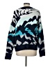 John & Jenn 100% Acrylic Print Blue Pullover Sweater Size L - photo 2