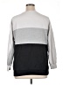 Woman Within Color Block Gray Pullover Sweater Size 14 (M) - photo 2
