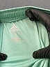 Adidas 100% Polyester Color Block Green Athletic Shorts Size 14 - photo 3