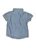 Carter's 100% Cotton Blue Short Sleeve Button-Down Shirt 0-3 MO / 3 MO - photo 2
