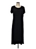 Talbots Solid Black Casual Dress Size L - photo 1