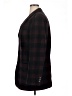 DKNY Plaid Burgundy Wool Blazer Size 14 - photo 5