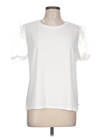 Karl Lagerfeld Paris Short Sleeve Top (view 1)