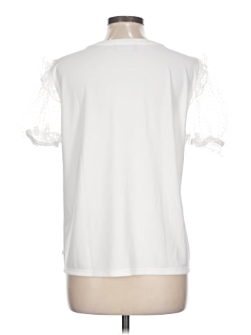 Karl Lagerfeld Paris Short Sleeve Top (view 2)