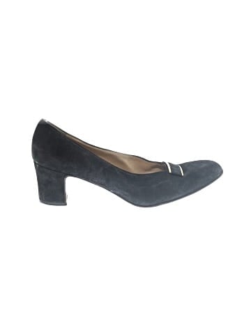 Salvatore Ferragamo Suede Block Heels (view 1)