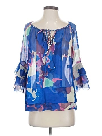 Diane von Furstenberg 3/4 Sleeve Silk Top (view 1)