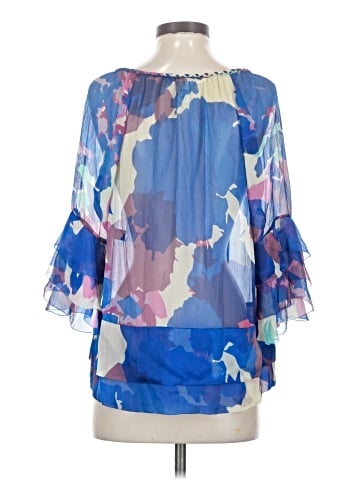 Diane von Furstenberg 3/4 Sleeve Silk Top (view 2)