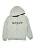 Quiksilver 100% Polyester Silver Gray Zip Up Hoodie Size 10 - photo 1