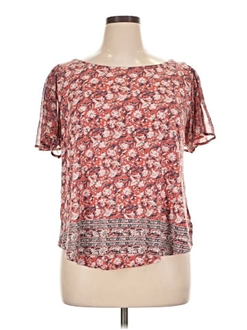 Lucky Brand Short Sleeve Blouse (view 1)