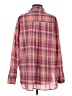 La Miel 100% Cotton Plaid Red Long Sleeve Button-Down Shirt Size S - photo 2