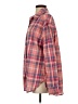 La Miel 100% Cotton Plaid Red Long Sleeve Button-Down Shirt Size S - photo 5