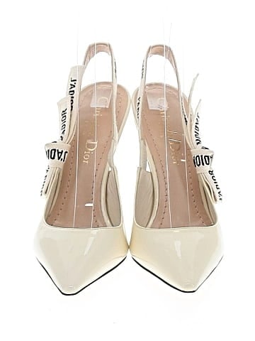 Christian Dior Patent Leather J'Adior Slingback Pumps (view 2)