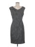 Classiques Entier Chevron-herringbone Gray Casual Dress Size 6 - photo 1