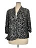 Alex Evenings Paisley Silver Blazer Size 3X - photo 1
