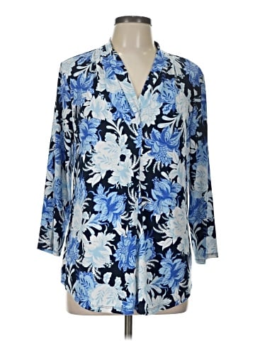 JM Collection 3/4 Sleeve Blouse (view 1)