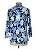 JM Collection Floral Blue 3/4 Sleeve Blouse Size L - photo 2