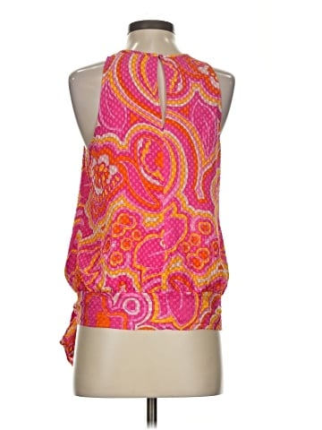 Trina Turk Sleeveless Silk Top (view 2)
